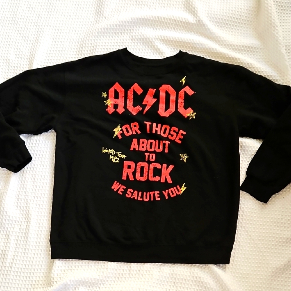 AC/DC Black Tour Sweatshirt